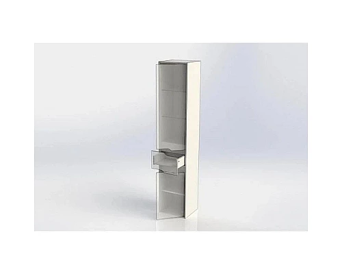 Купить Пенал подвесной белый глянец R Aquanet Модена 00196967 в магазине сантехники Santeh-Crystal.ru