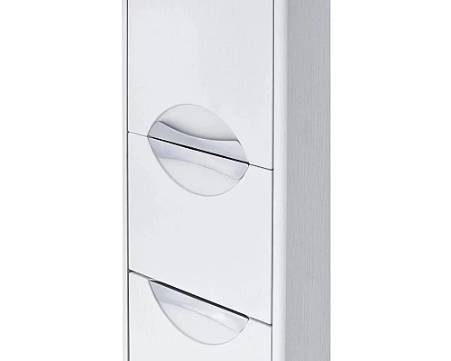 Заказать Пенал подвесной дуб полярный с бельевой корзиной  L Акватон Сильва 1A215603SIW7L в магазине сантехники Santeh-Crystal.ru