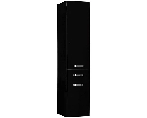 Приобрести Пенал подвесной черный с бельевой корзиной Акватон Америна 1A135203AM950 в магазине сантехники Santeh-Crystal.ru