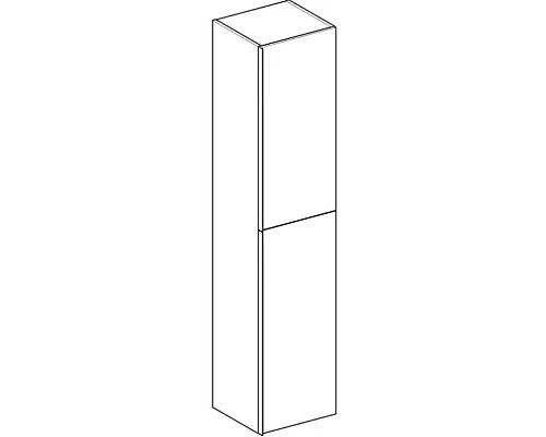 Заказать Пенал подвесной белый глянец L/R Geberit Acanto 500.619.01.2 в магазине сантехники Santeh-Crystal.ru