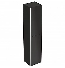 Пенал подвесной черный глянец/черный матовый L/R Geberit Acanto 500.619.16.1