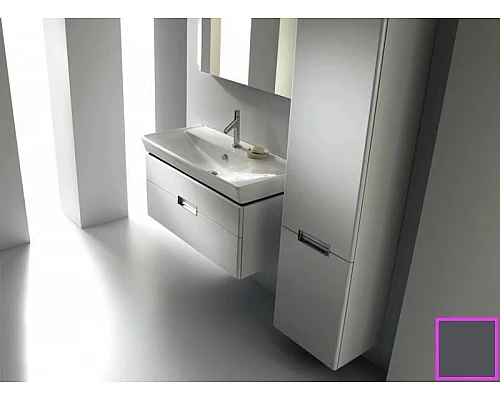 Приобрести Подвесная колонна левосторонняя серый антрацит глянец Jacob Delafon Reve EB1141G-442 в магазине сантехники Santeh-Crystal.ru