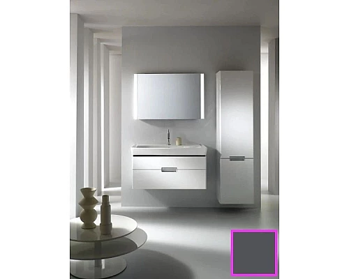 Приобрести Подвесная колонна левосторонняя серый антрацит глянец Jacob Delafon Reve EB1141G-442 в магазине сантехники Santeh-Crystal.ru