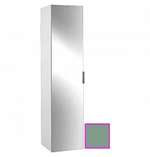 Пенал оливковый глянец с реверсивной зеркальной дверцей Jacob Delafon Odeon Up EB873-G95