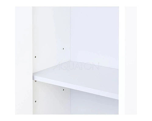 Заказать Пенал подвесной белый глянец/дуб эндгрейн L Акватон Нортон 1A249403NT01L в магазине сантехники Santeh-Crystal.ru