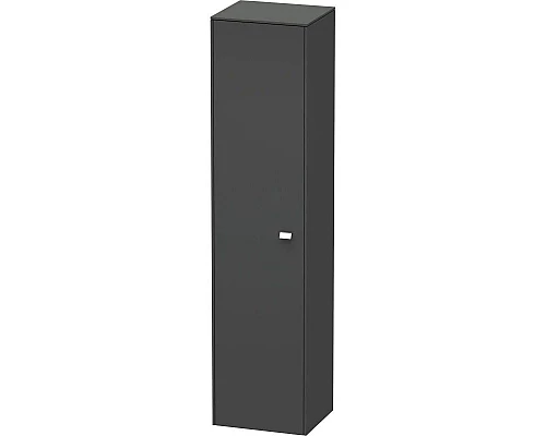 Заказать Пенал подвесной графит матовый L Duravit Brioso  BR1330L1049 в магазине сантехники Santeh-Crystal.ru