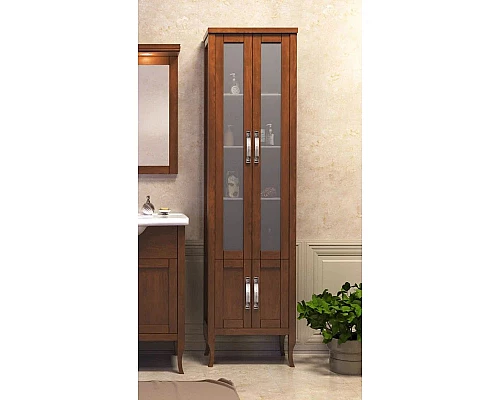 Заказать Пенал напольный светлый орех Opadiris Мираж 00-00000050 в магазине сантехники Santeh-Crystal.ru