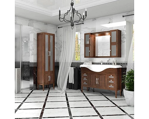 Заказать Пенал напольный светлый орех Opadiris Мираж 00-00000050 в магазине сантехники Santeh-Crystal.ru