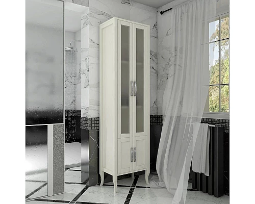 Приобрести Пенал напольный слоновая кость Opadiris Мираж 00-00000049 в магазине сантехники Santeh-Crystal.ru