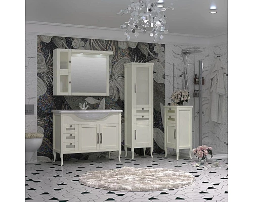 Купить Пенал напольный слоновая кость R Opadiris Мираж 00-00000052 в магазине сантехники Santeh-Crystal.ru