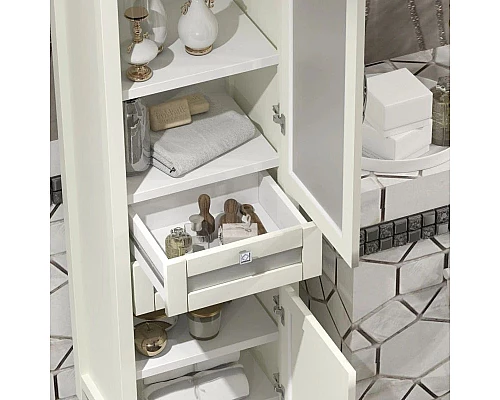 Купить Пенал напольный слоновая кость R Opadiris Мираж 00-00000052 в магазине сантехники Santeh-Crystal.ru