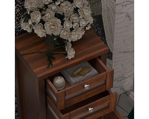 Приобрести Тумба напольная светлый орех 44 см R Opadiris Мираж 00-00000048 в магазине сантехники Santeh-Crystal.ru