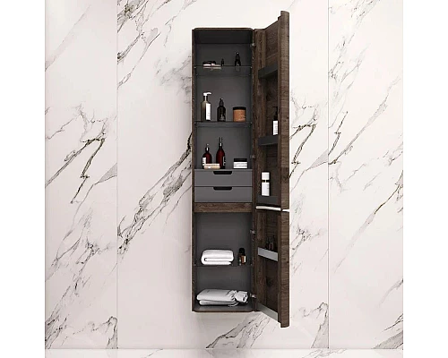 Заказать Пенал подвесной табачный дуб R Am.Pm Sensation M30CHR0406TF в магазине сантехники Santeh-Crystal.ru