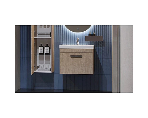 Купить Пенал подвесной дуб санремо L/R Velvex Estea ppEST.160-234 в магазине сантехники Santeh-Crystal.ru