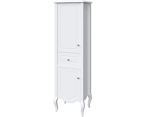 Приобрести Пенал напольный белый матовый L Caprigo Verona 33551L-TP811 в магазине сантехники Santeh-Crystal.ru