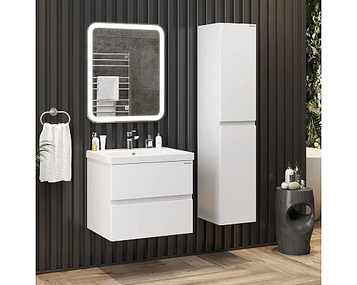 Купить Пенал подвесной белый глянец L/R Onika Эвада 403079 в магазине сантехники Santeh-Crystal.ru