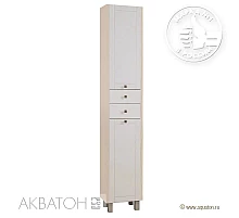 Шкаф-колонна Альпина дуб молочный Акватон 1A135003AL530