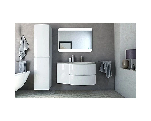 Купить Пенал подвесной Bianco Lucido L/R Cezares Vague 44324 в магазине сантехники Santeh-Crystal.ru