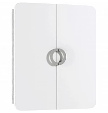 Шкаф подвесной белый матовый/дуб седой Aqwella Alicante Alic.04.06/Gray