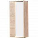 Шкаф подвесной белый глянец/дуб эврика Акватон Бостон 1A239903BN010
