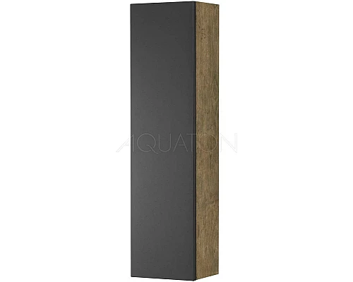 Купить Модуль для зеркала 24х85 см дуб кантри/антрацит Акватон Терра 1A247403TEKA0 в магазине сантехники Santeh-Crystal.ru