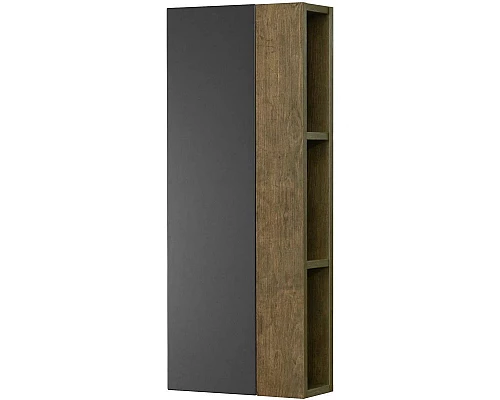 Приобрести Модуль для зеркала 35х85 см дуб кантри/антрацит Акватон Терра 1A247103TEKA0 в магазине сантехники Santeh-Crystal.ru