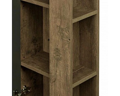 Приобрести Модуль для зеркала 35х85 см дуб кантри/антрацит Акватон Терра 1A247103TEKA0 в магазине сантехники Santeh-Crystal.ru