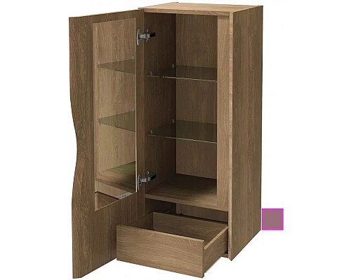 Приобрести Подвесная колонна шарниры слева нежно-розовый матовый Jacob Delafon Stillness EB2006G-M71 в магазине сантехники Santeh-Crystal.ru