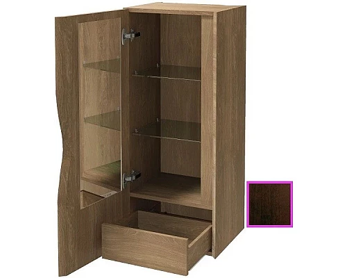 Приобрести Подвесная колонна натуральный темный дуб шарниры слева Jacob Delafon Stillness EB2006G-P7 в магазине сантехники Santeh-Crystal.ru