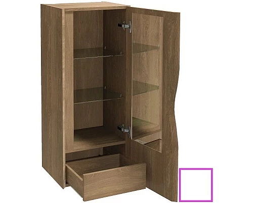 Приобрести Подвесная колонна белый глянец шарниры справа Jacob Delafon Stillness EB2006D-G1C в магазине сантехники Santeh-Crystal.ru