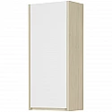 Шкаф одностворчатый подвесной 35х80 см белый глянец/дуб верона Акватон Сканди 1A255003SDB20