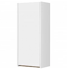 Шкаф одностворчатый 35х80 см белый глянец/дуб эндгрейн L/R Акватон Марти 1A270203MY010