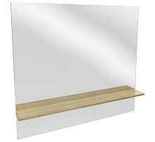 Зеркало с полкой розовое дерево 119х107,2 см  Jacob Delafon Struktura EB1215-E13