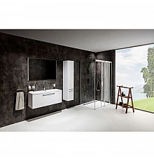 Зеркало без подсветки белый глянец 80х70 см Ravak Ring X000000775