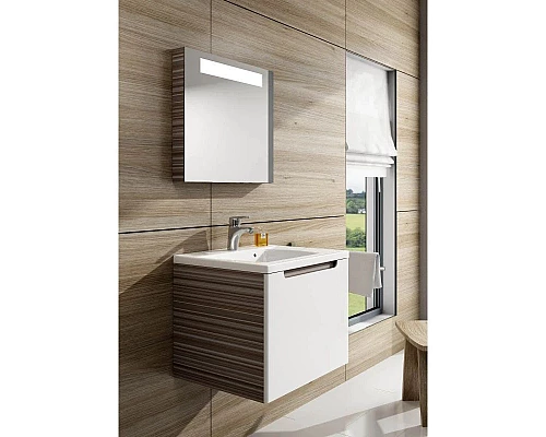 Купить Зеркало с подсветкой espresso 70х55 см Ravak Classic 700 X000000431 в магазине сантехники Santeh-Crystal.ru