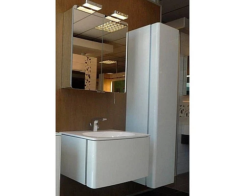 Купить Зеркальный шкаф с галогеновой подсветкой 70х76 см Keuco Elegance в магазине сантехники Santeh-Crystal.ru