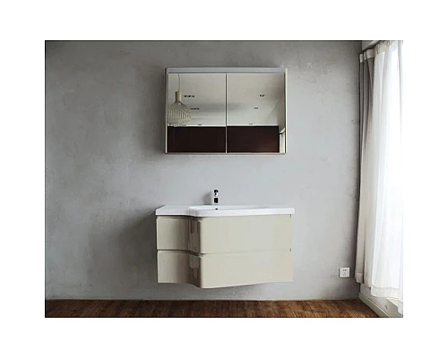 Приобрести Зеркальный шкаф с  подсветкой 100х70 см BelBagno BB1000BMS/TL в магазине сантехники Santeh-Crystal.ru