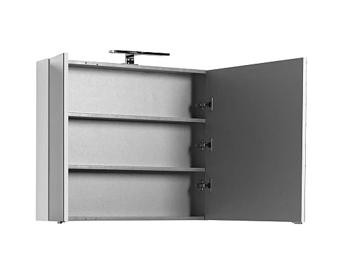 Приобрести Зеркальный шкаф 80х67 см белый Aquanet Порто 00195728 в магазине сантехники Santeh-Crystal.ru