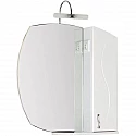 Зеркальный шкаф 75,4х82,4 см белый Aquanet Моника 00186774