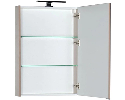 Приобрести Зеркальный шкаф 60х85 см капучино Aquanet Алвита 00183984 в магазине сантехники Santeh-Crystal.ru