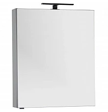 Зеркальный шкаф 70х85 см серый антрацит Aquanet Алвита 00183990