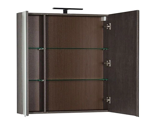 Купить Зеркальный шкаф 79,8х85 см дуб антик Aquanet Эвора 00182741 в магазине сантехники Santeh-Crystal.ru