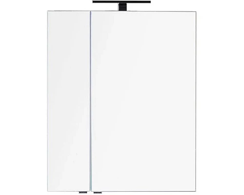 Купить Зеркальный шкаф 69,8х85 см белый Aquanet Эвора 00184305 в магазине сантехники Santeh-Crystal.ru