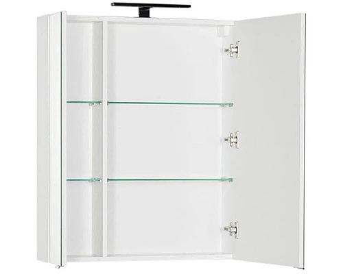 Купить Зеркальный шкаф 69,8х85 см белый Aquanet Эвора 00184305 в магазине сантехники Santeh-Crystal.ru