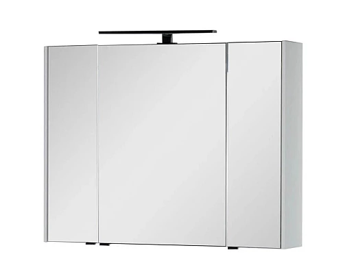 Купить Зеркальный шкаф 100х75 см белый Aquanet Латина 00179636 в магазине сантехники Santeh-Crystal.ru