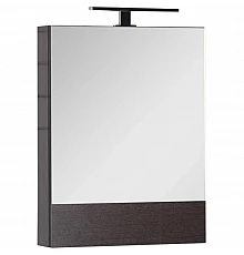 Зеркальный шкаф 50х67 см венге Aquanet Нота 00172682