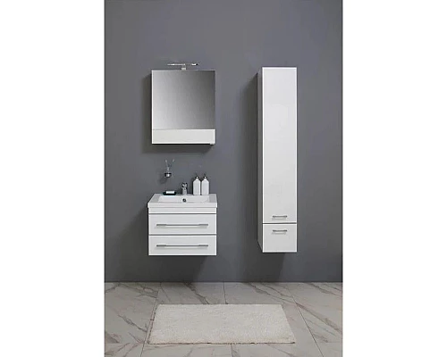 Заказать Зеркальный шкаф 58х67 см белый Aquanet Верона 00175344 в магазине сантехники Santeh-Crystal.ru