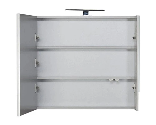 Приобрести Зеркальный шкаф 75х67 см белый Aquanet Верона 00175381 в магазине сантехники Santeh-Crystal.ru