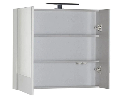 Приобрести Зеркальный шкаф 75х67 см белый Aquanet Верона 00175381 в магазине сантехники Santeh-Crystal.ru