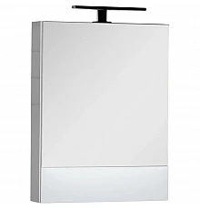 Зеркальный шкаф 58х67 см белый Aquanet Нота 00165370